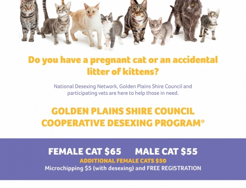 Golden Plains Shire Council Cooperative Desexing Program